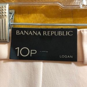 NICE NEW ! Banana Republic winter blush colored Petite size 10 dress pants